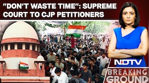 "Don't Waste Time": Top Court On Plea Against Police Action On CJP Protesters