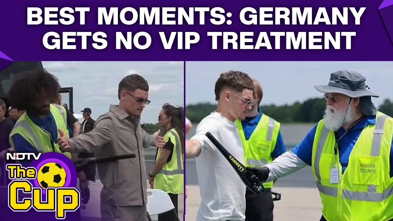 FIFA World Cup Best Moments | No VIP Treatment For German Players At Airport Security Check
