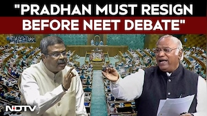 Mallikarjun Kharge Demands Dharmendra Pradhan's Exit Before Parliament Discussion