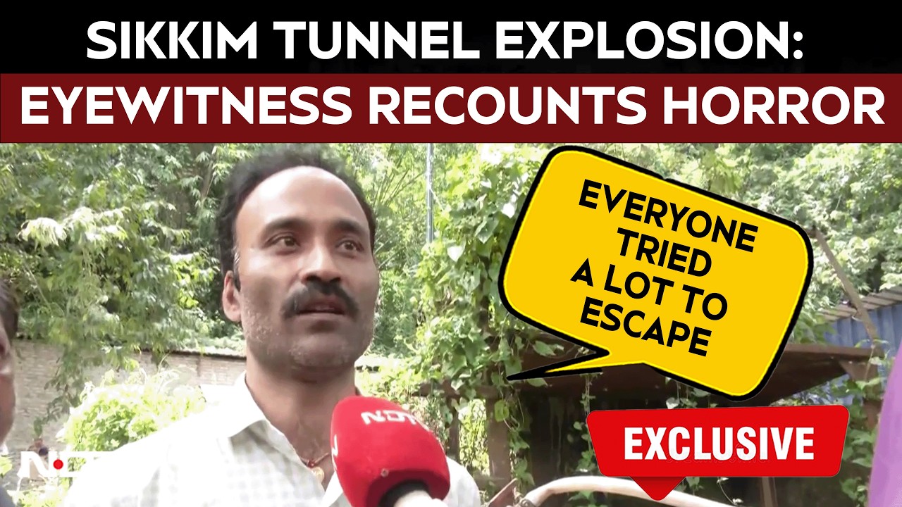 Sikkim Tunnel Explosion: Eyewitness Recounts Horror As Rescue Operation Continues