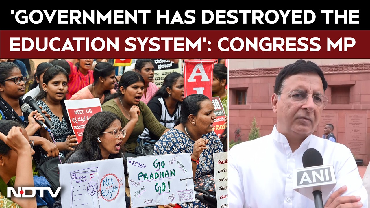 NEET Paper Leak Row | 'Government Destroyed Education System': Congress MP Randeep Singh Surjewala