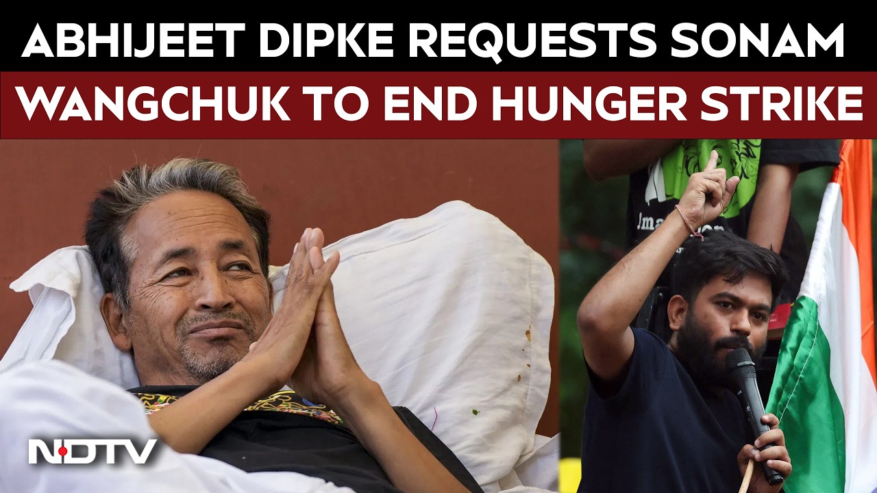 Abhijeet Dipke Requests Sonam Wangchuk To End Hunger Strike