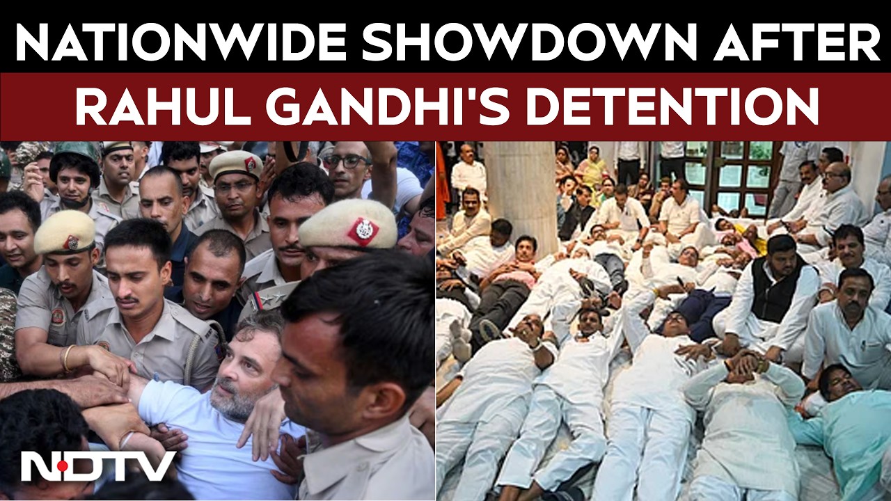 BJP vs Congress Over NEET Protests | Nationwide Showdown After Rahul Gandhi's Detention