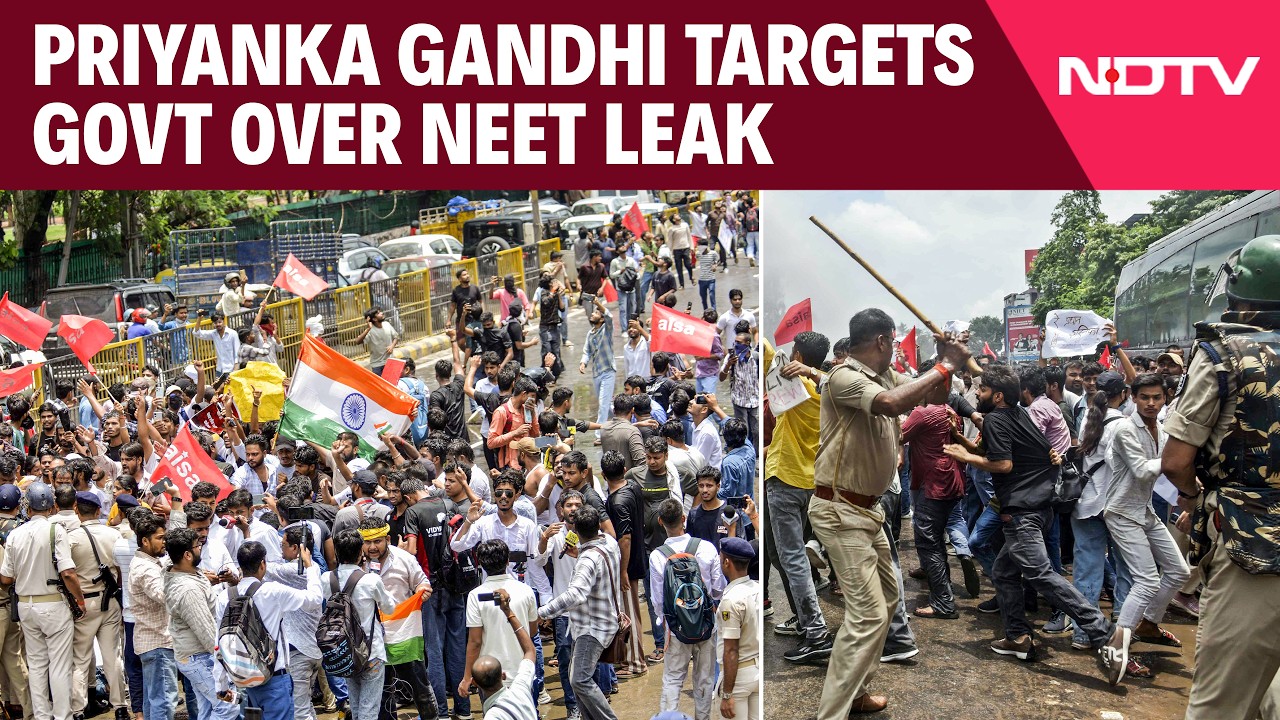 Priyanka Gandhi Demands Detailed Parliament Debate on NEET Leak