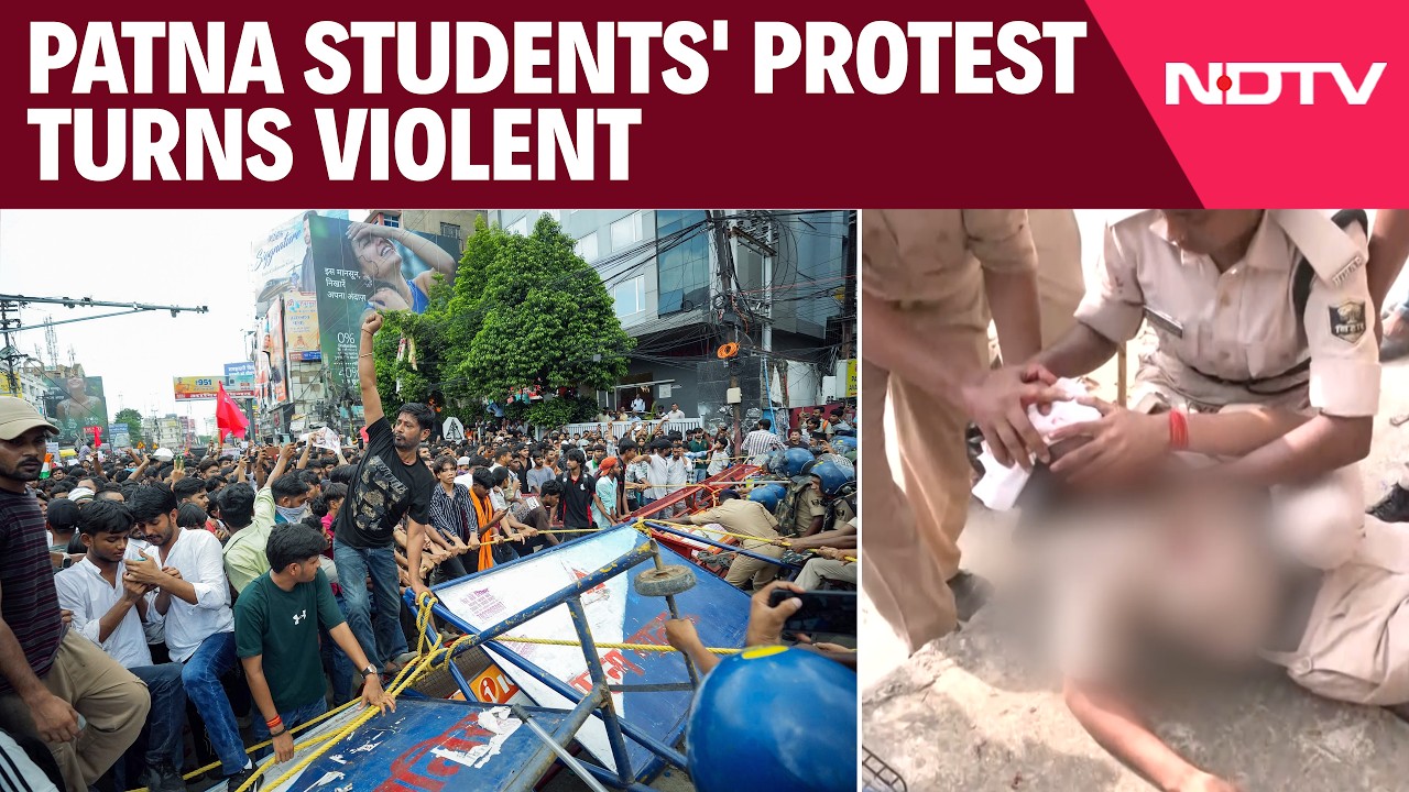 Patna Students' Protest Turns Violent, Several Police Personnel Injured