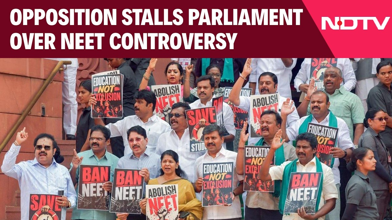 NDA, Opposition Face Off As NEET Row Disrupts Parliament