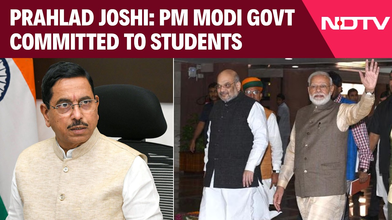 NEET Row: Prahlad Joshi Says Government Is Serious On Action