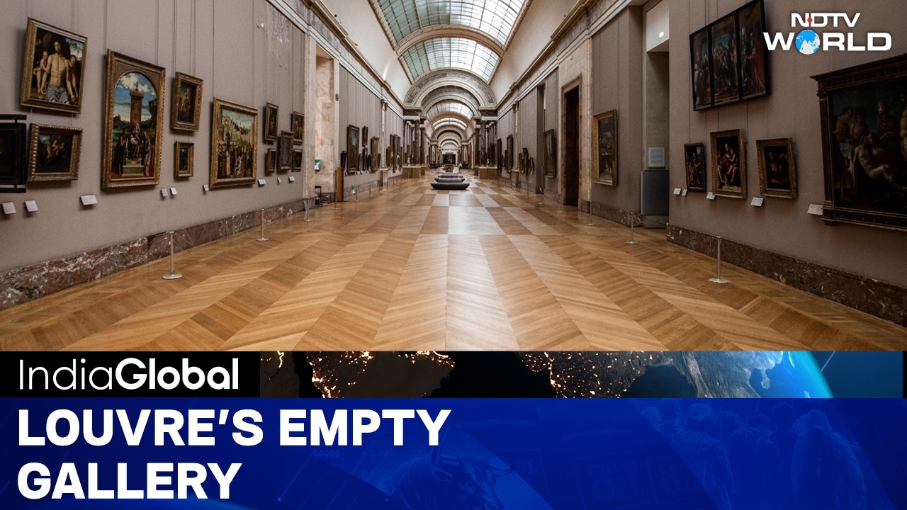 Louvre Reopens 9 Months After $102 Million Crown Jewel Heist | Empty Gallery Tells The Story