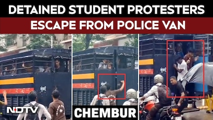 Detained Student Protesters Escape From Police Van In Chembur