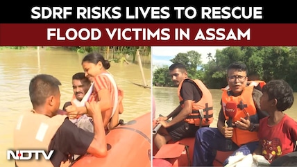 Inside Assam Flood Rescue: NDTV Joins SDRF on High-Risk Mission to Save Stranded Families