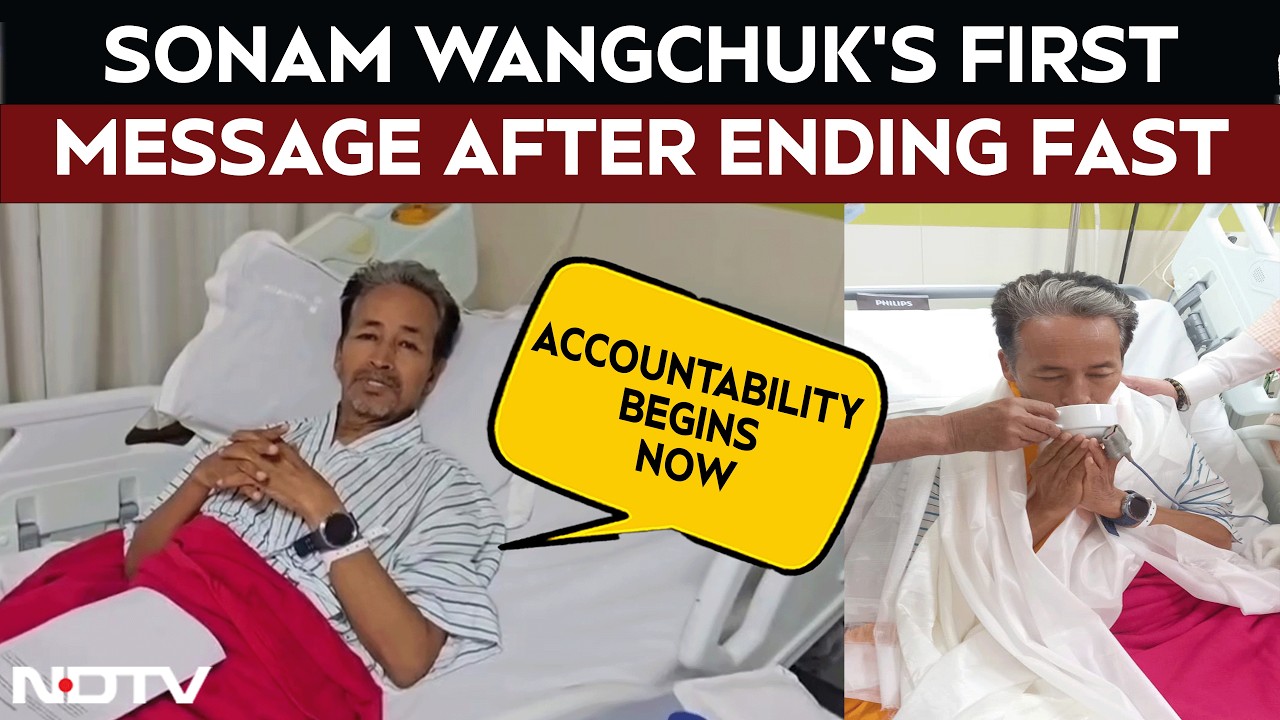Sonam Wangchuk News | After Ending Fast, Wangchuk Says ‘Accountability Begins Now’