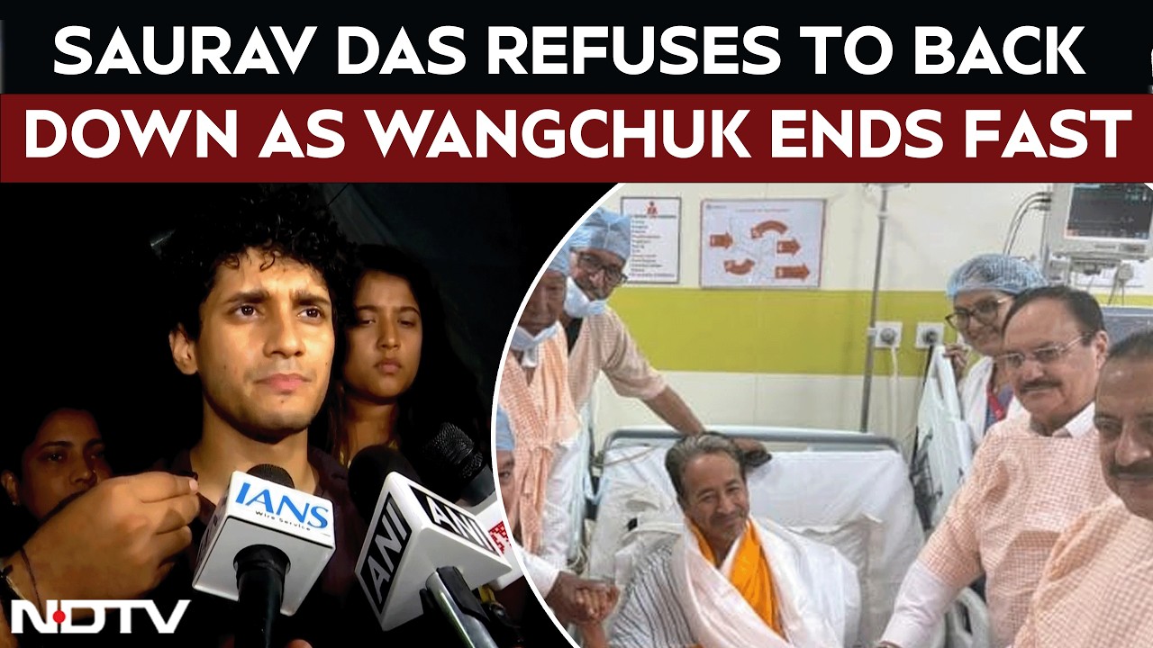 CJP Protest | Saurav Das Refuses To Back Down As Sonam Wangchuk Ends Hunger Strike