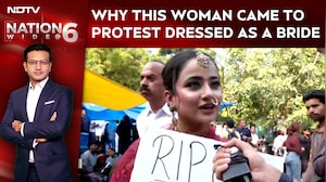 CJP Protest: Why This Woman Came to Jantar Mantar Dressed as a Bride
