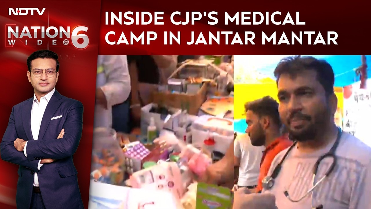 CJP Protest | Who Is Treating Protesters? Inside Jantar Mantar's Volunteer Medical Camp