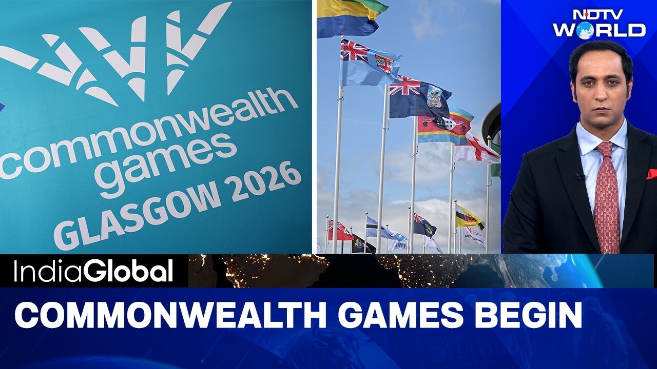 Commonwealth Games 2026 Begin In Glasgow | Mirabai Chanu Leads India At Opening Ceremony