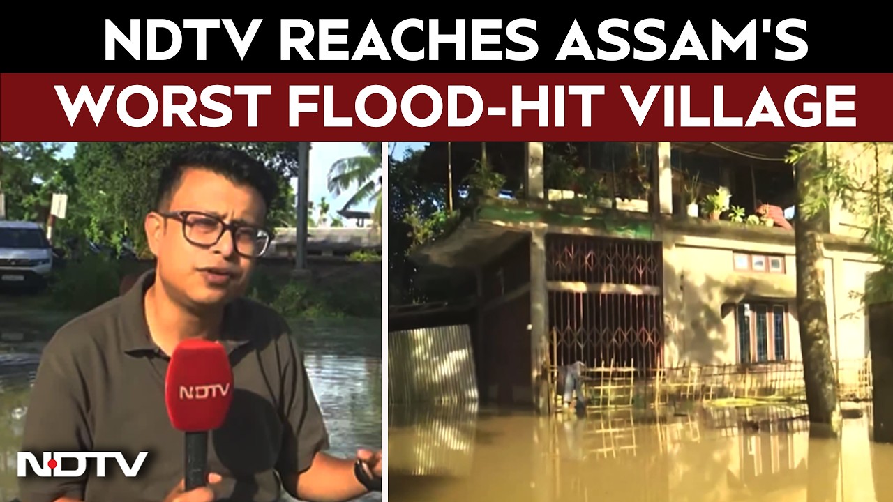 Assam Floods | NDTV Reaches Assam's Worst-Hit Flood Village By Risky Boat Ride