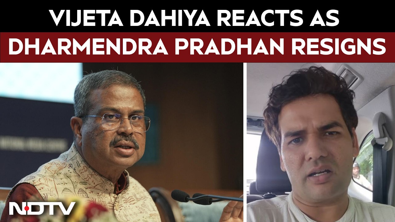 Vijeta Dahiya Reacts As Dharmendra Pradhan Resigns As Education Minister