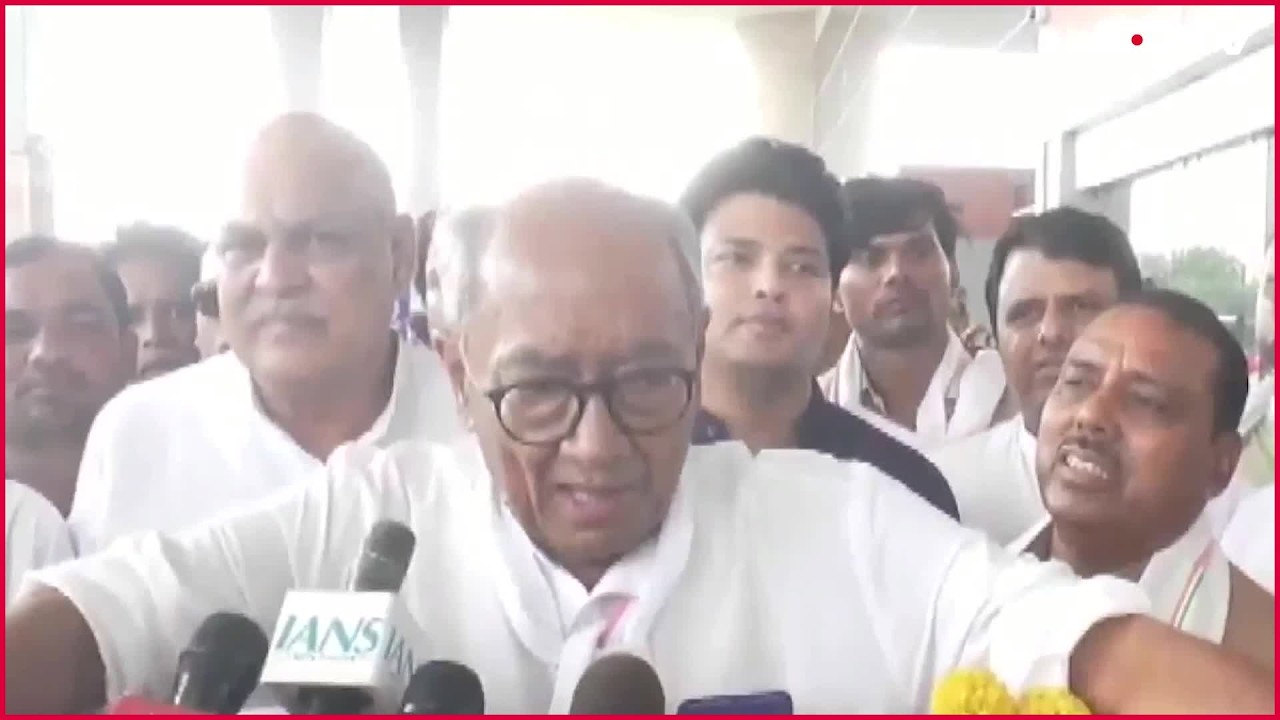 Dharmendra Pradhan Resigns: After Pradhan's Exit, Congress Leader Digvijaya Singh Targets NTA & RSS