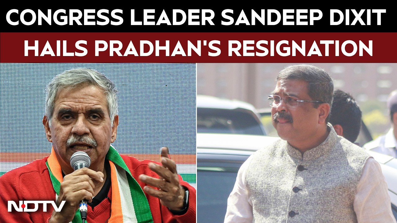 NEET Protest | Congress MP Sandeep Dixit Hails Pradhan's Resignation As Victory For Democracy