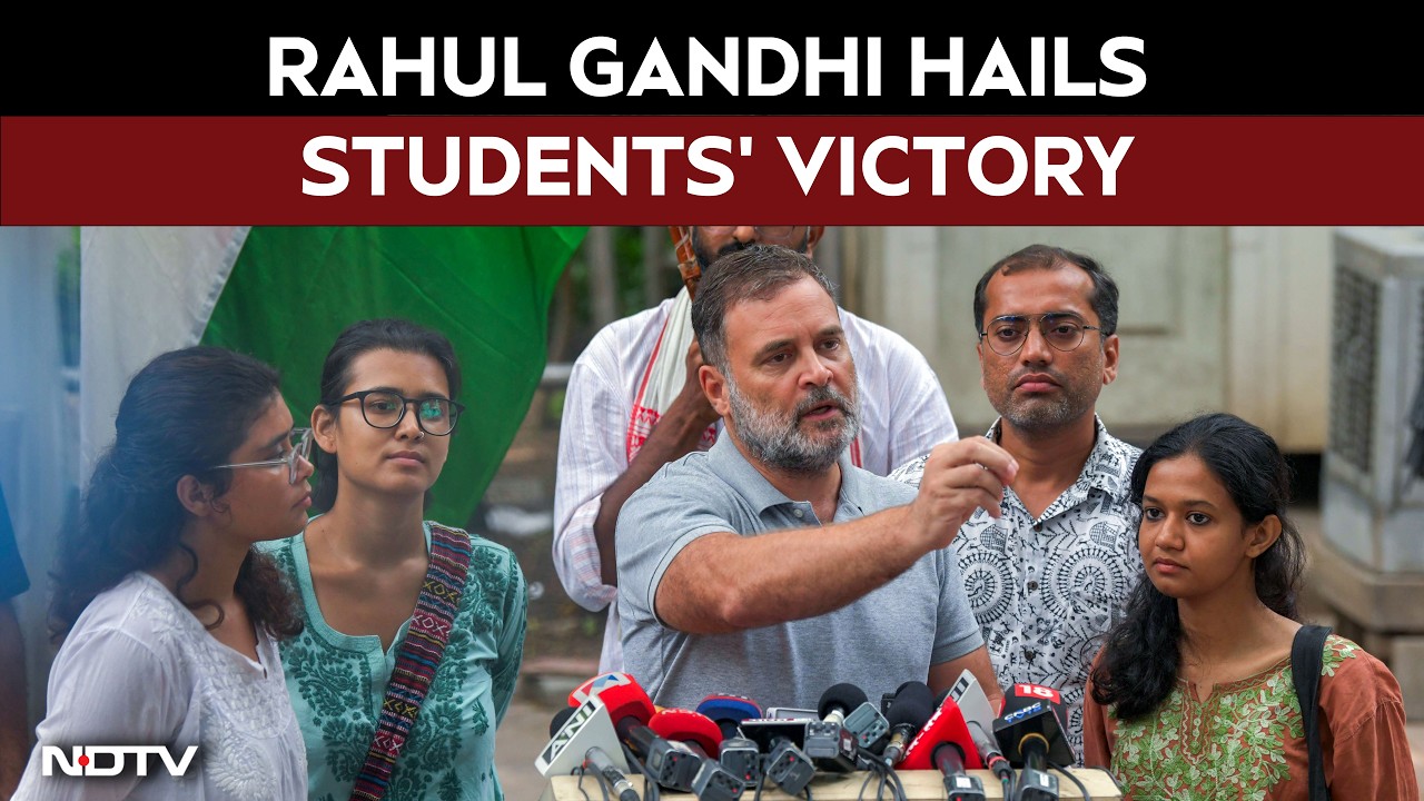 Rahul Gandhi Hails Students' Victory, Demands PM Modi's Apology