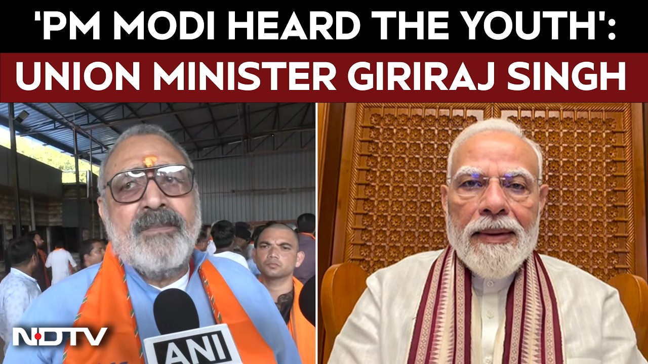CJP Protest | Union Minister Giriraj Singh Says Modi Govt Focused On Solutions, Not Politics