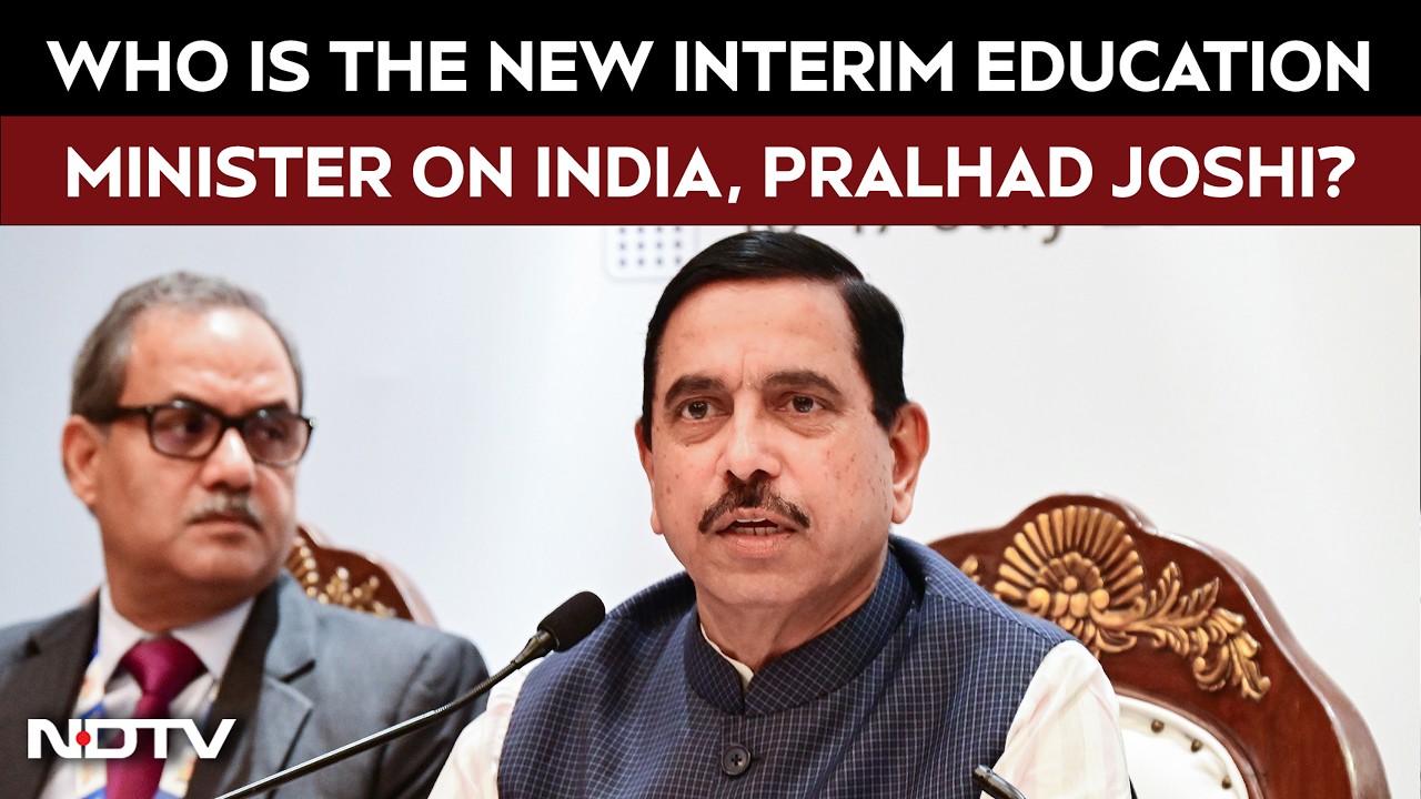 Dharmendra Pradhan Resigns | Who Is India's New Interim Education Minister, Pralhad Joshi?