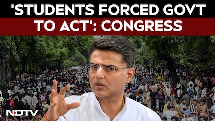 Sachin Pilot Says Government Finally Gave In To Youth's Demands