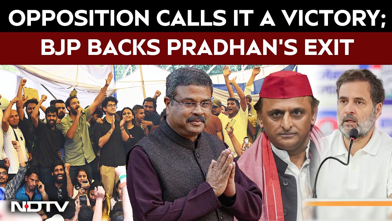 Opposition Hails Pradhan's Resignation As Students' Victory
