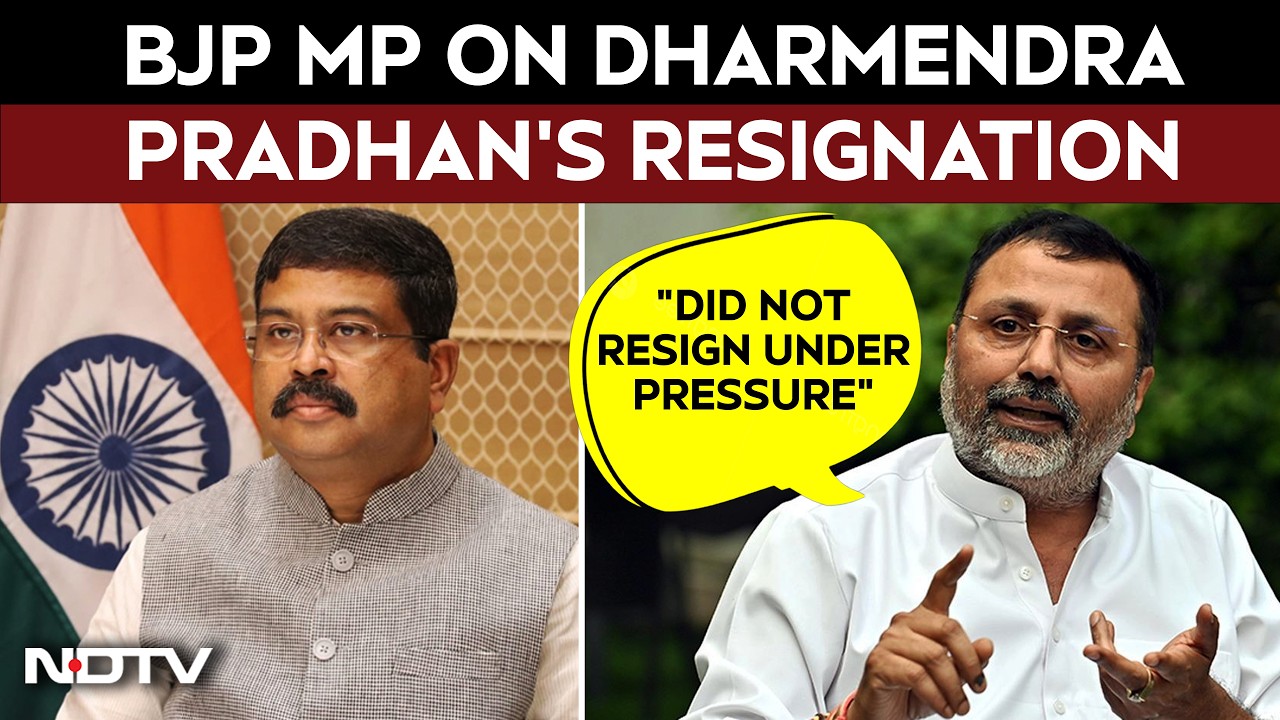 'Dharmendra Pradhan Did Not Resign Under Pressure': Nishikant Dubey