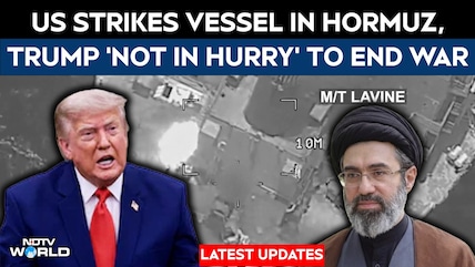 US Fires On Vessel In Strait Of Hormuz As Trump Says "Not In A Hurry To End The War"