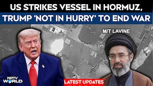 US Fires On Vessel In Strait Of Hormuz As Trump Says "Not In A Hurry To End The War"