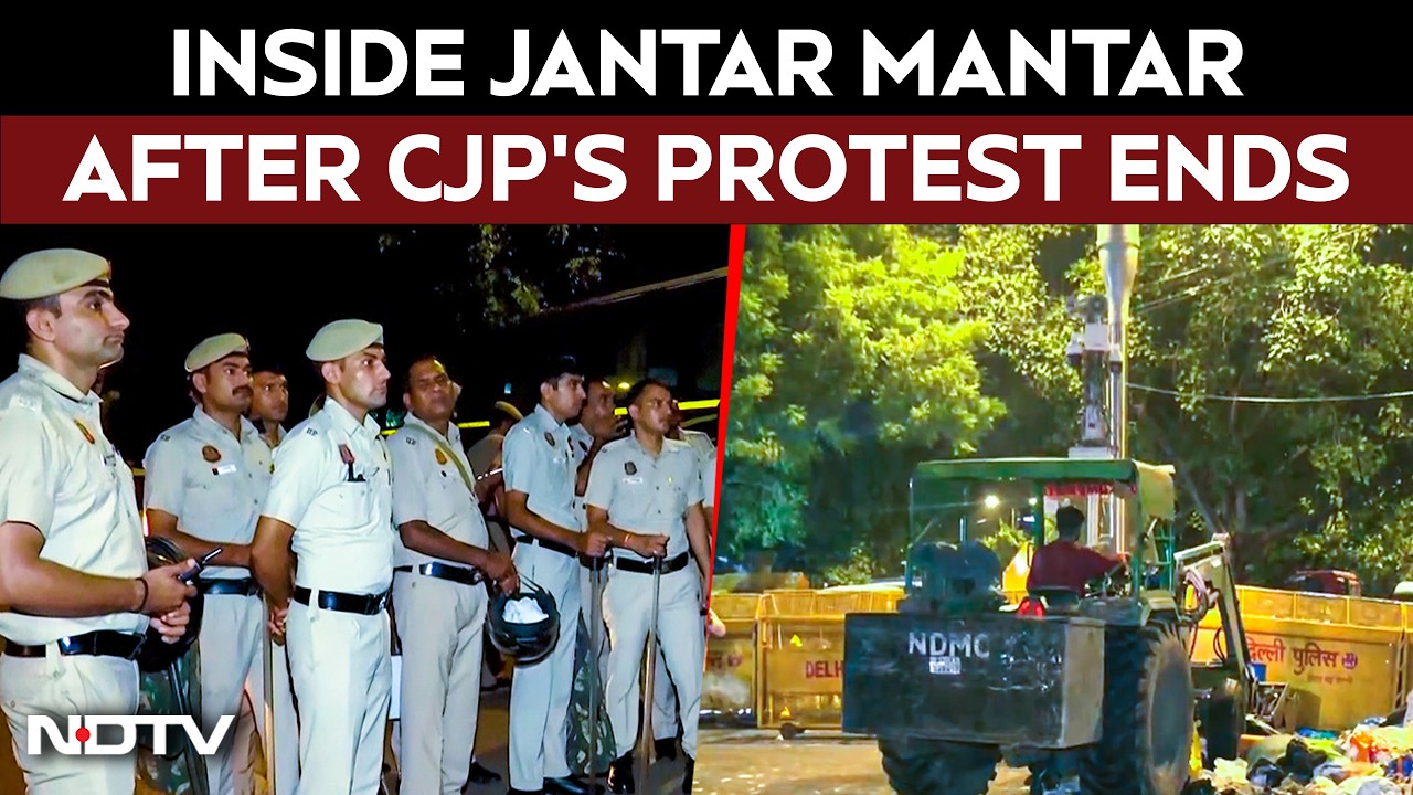 CJP News | Jantar Mantar Cleared After CJP Ends Student Protest Following Pradhan's Resignation