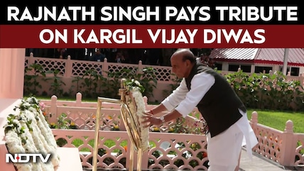 Rajnath Singh Pays Tribute To Kargil Heroes On Vijay Diwas