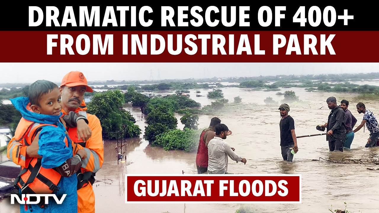 Gujarat Floods | Over 400 Rescued From Ahmedabad Industrial Park; Heavy Losses Feared
