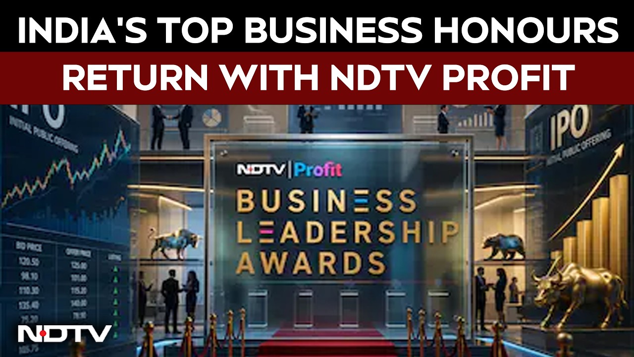 NDTV Profit Revives Business Leadership Awards After 13 Years