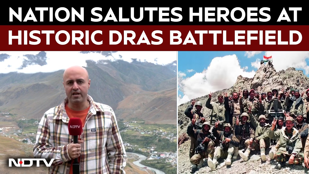 Nation Salutes Heroes At Historic Dras Battlefield