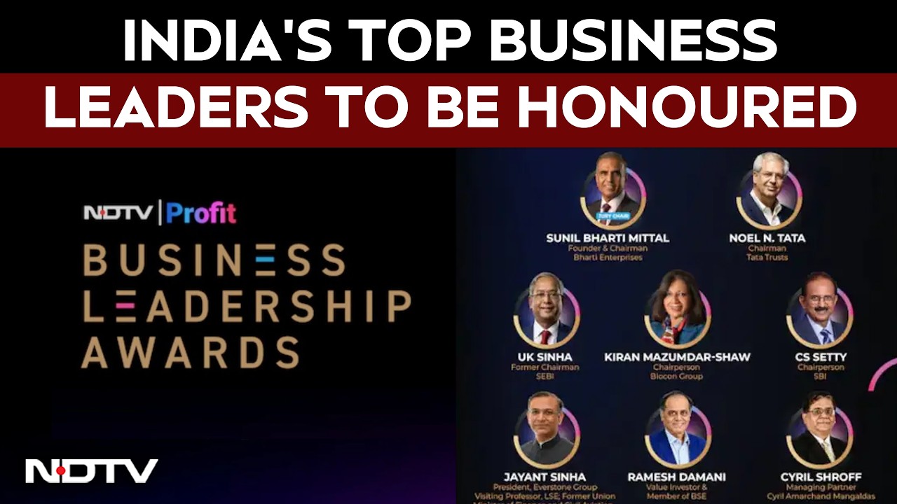 India's Top Business Leaders To Be Honoured At NDTV Profit Awards