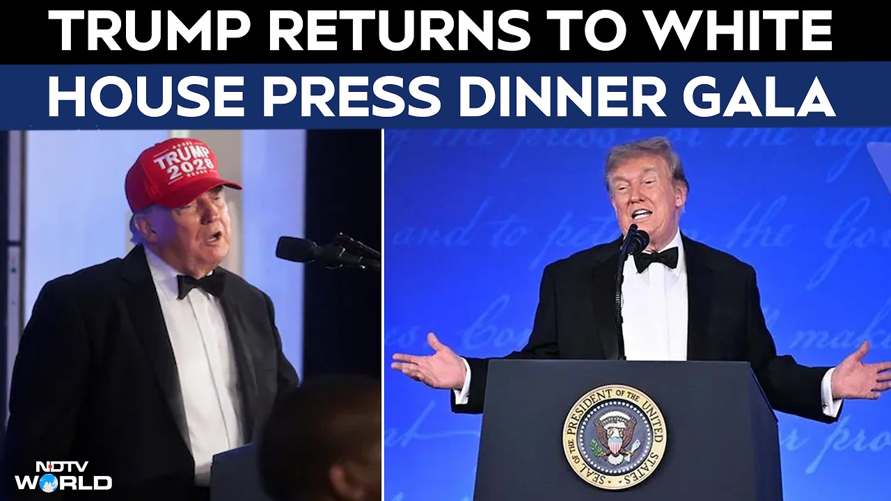 Donald Trump News | Donald Trump Returns To White House Press Dinner Gala