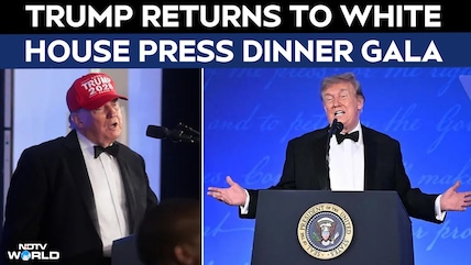 Donald Trump Returns To White House Press Dinner Gala