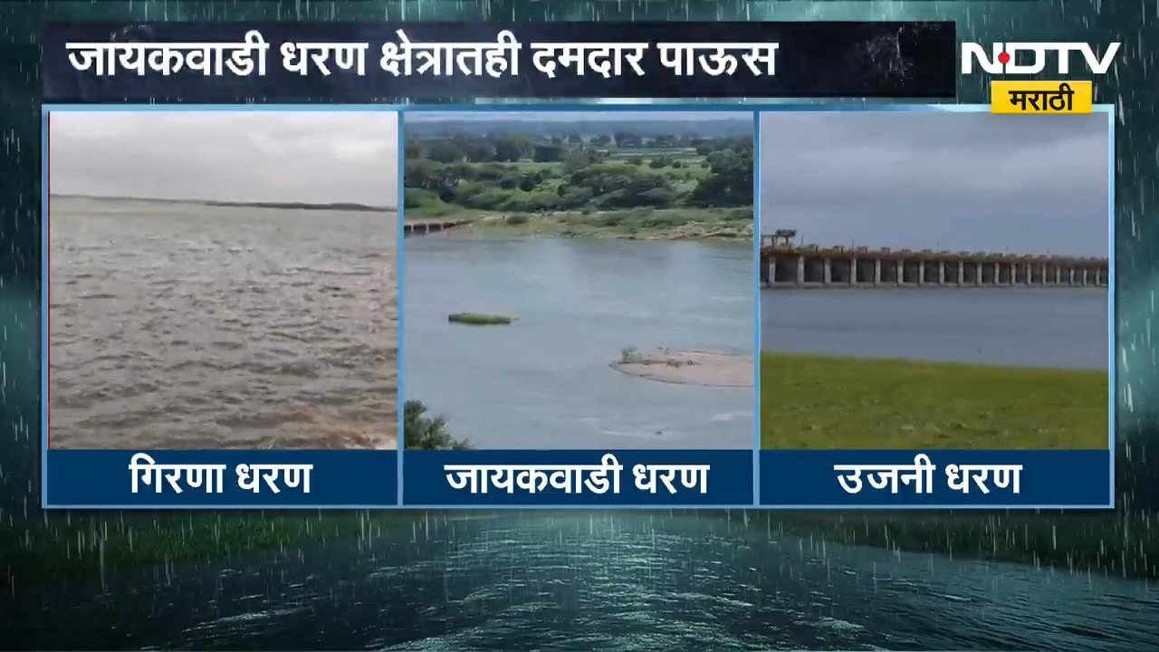 Rain Update | मुसळधार पावसामुळे मराठवाड्याला मोठा दिलासा, धरणातील पाणीसाठ्यात वाढ | NDTV Marathi