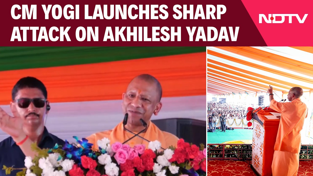 Yogi Adityanath Mocks Akhilesh Yadav Over “Wakes Up At 12” Remark