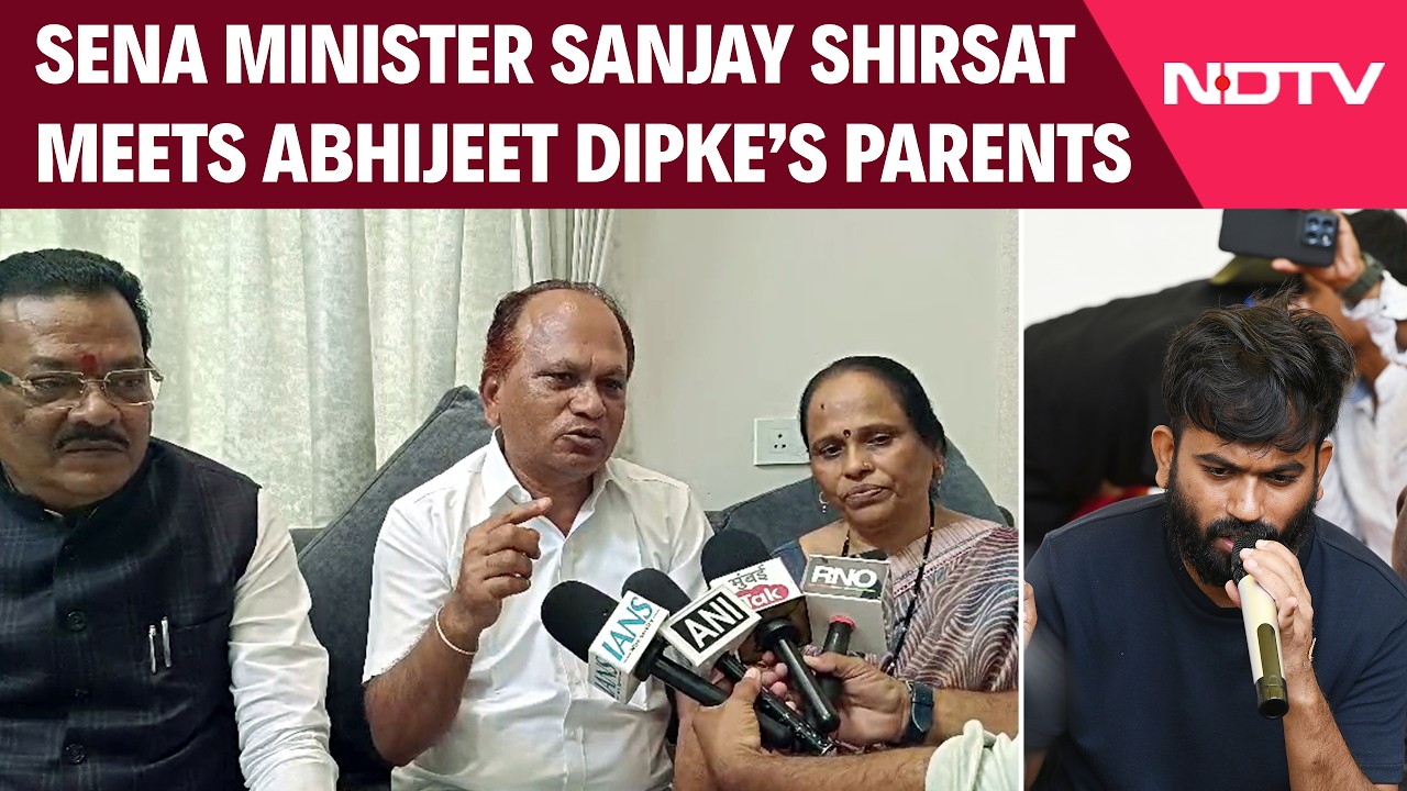Shiv Sena Minister Sanjay Shirsat Meets CJP Chief Abhijeet Dipke’s Parents
