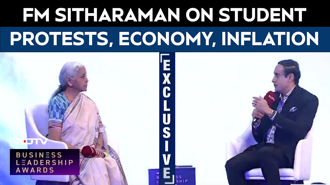 FM Nirmala Sitharaman On Student Protests, Economy, Inflation & India's Growth