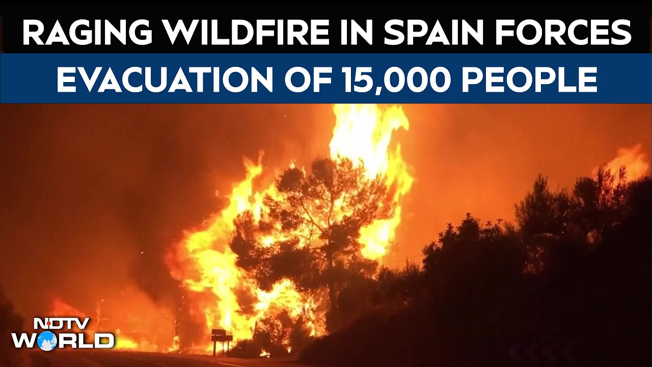 Spain Wildfire | Raging Wildfire Forces Evacuation Of Almost 15,000 People In Spain's Castellon