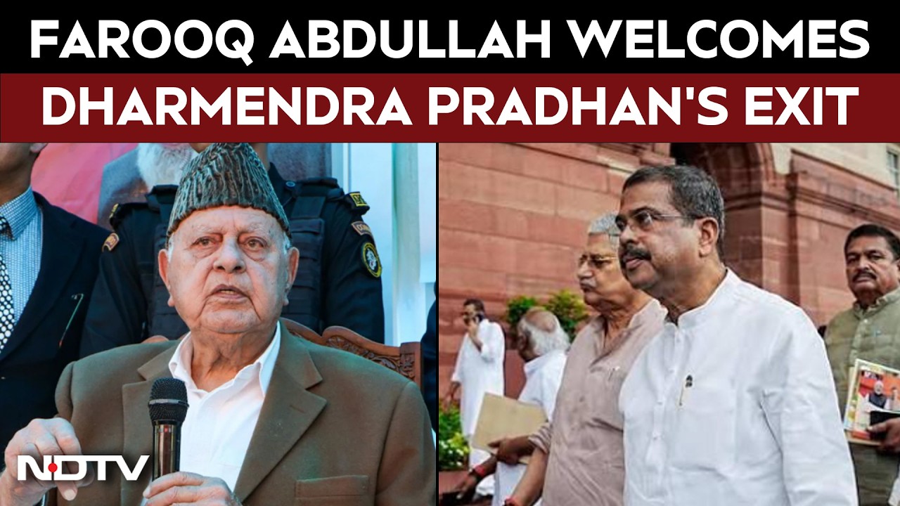 Farooq Abdullah Welcomes Dharmendra Pradhan's Exit, Calls It A Democratic Victory