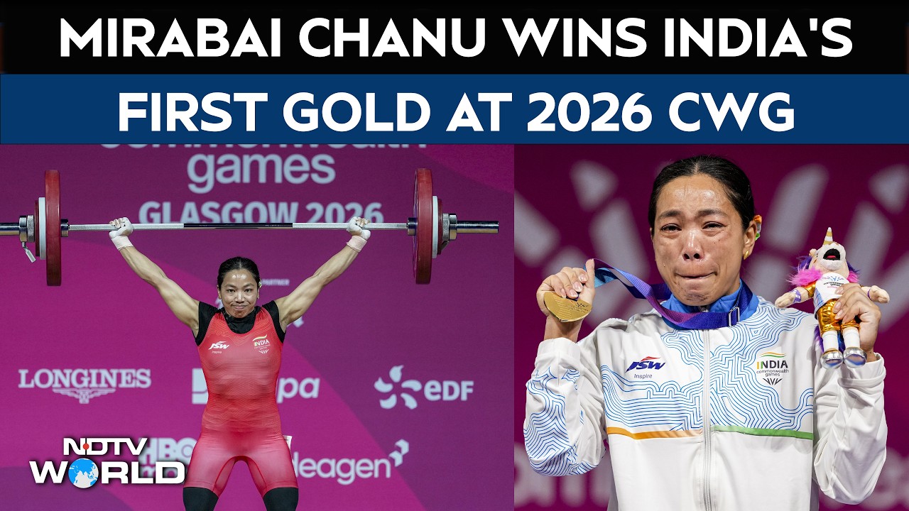 Mirabai Chanu Scripts Hat-Trick Of Commonwealth Games Gold Medals