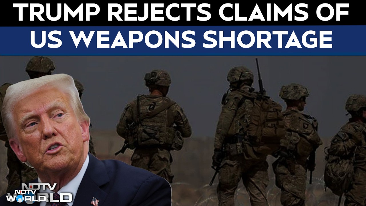 Donald Trump Says US Has More Munitions Than Needed, Dismisses Weapons Shortage Reports
