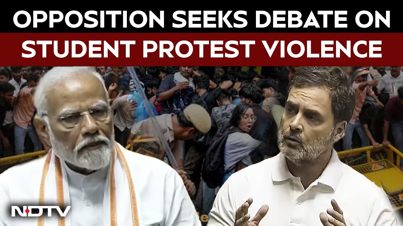 Opposition Seeks Debate On Delhi Student Protest Violence