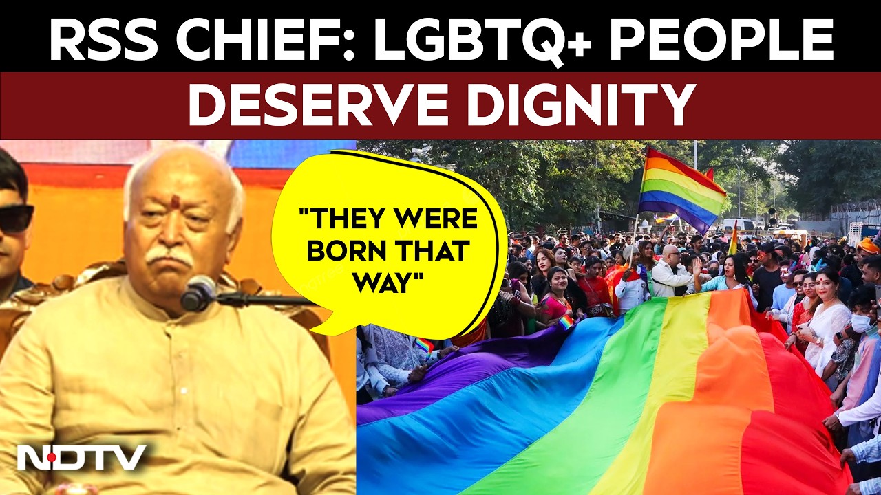 RSS Chief News | LGBTQ+ Community Deserves Dignity, Equal Place In Society: Mohan Bhagwat