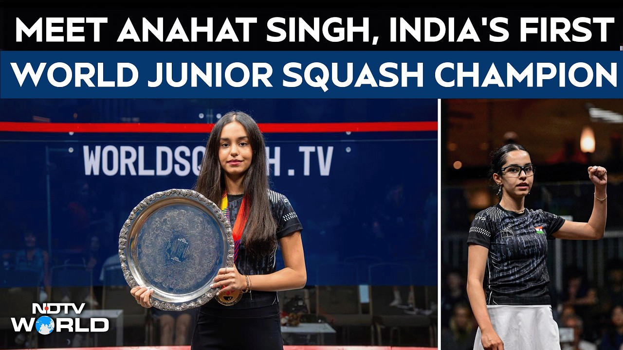 Anahat Singh Makes History, Wins India's First Junior Squash World Title